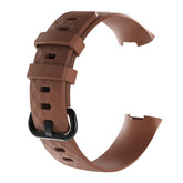 Watch Band For Fitbit Charge 3 Smart Watch Replacement Accessories-Coffee