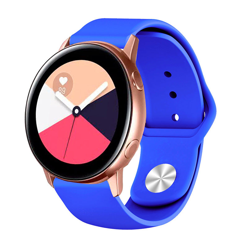 FKGJ 20MM Silicone Watch Bands Quick Release Strap Replacement Wristband For Samsung For Women-Royal blue