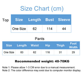 2 Pack Womens Pajama Set Print Sleepwear Soft V-Neck Short Sleeve Top With Pants-7