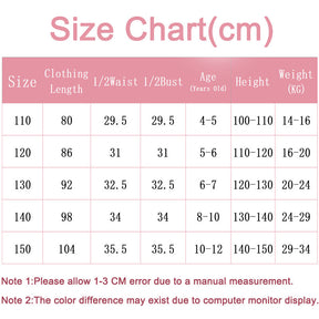 Girls Princess Dress Puff Sleeve Tulle Christmas Carnival Cosplay