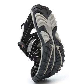 Boys Girls Sport Water Sandals Closed-Toe Outdoor Non-slip Flat-Black