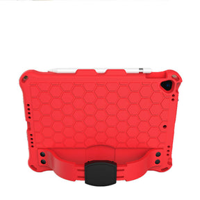 Hive iPad Case For iPad Pro/Air 10.5/iPad 10.2 Durable Stand Cover With Shoulder Strap-RedBlack