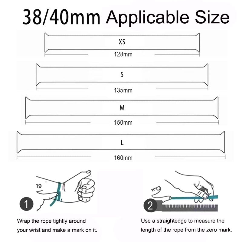 Soft Silicone Solo Loop Braided Wristbands Replacement Strap for iWatch Series SE/6/5/4/3/2/1-FreshPink