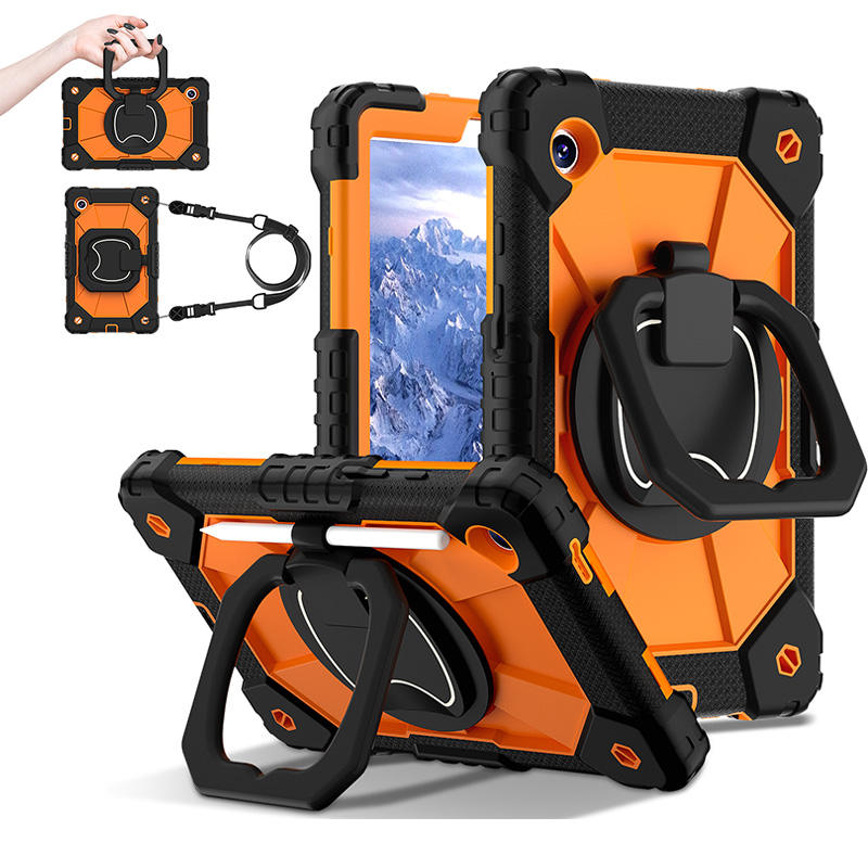 Samsung Galaxy A9 Plus Rugged Tablet Case with Handle Shoulder Strap-H