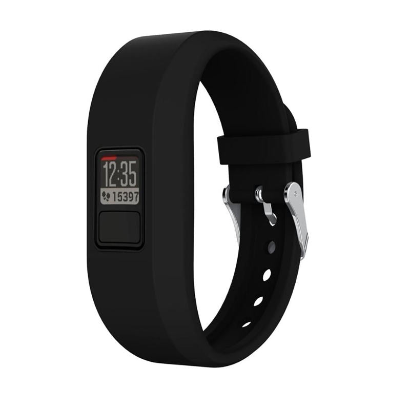 Silicone Replacement Watch Band For Garmin Vivofit 3-Black