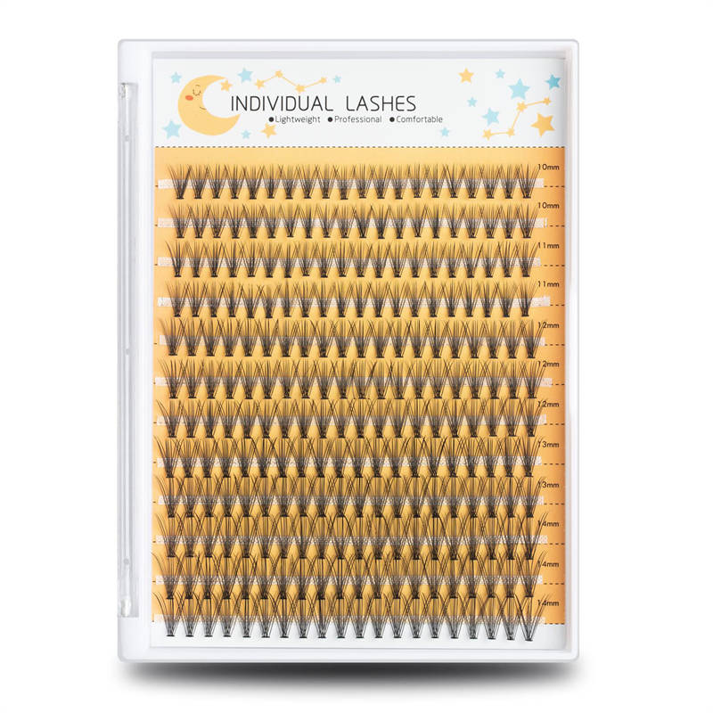 240Pcs Eyelash Clusters 10-14mm Mix Lengths False Eyelashes-10D20D
