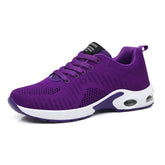 Women Casual Shoes Lightweight Athletic Walking Sneakers-Purple