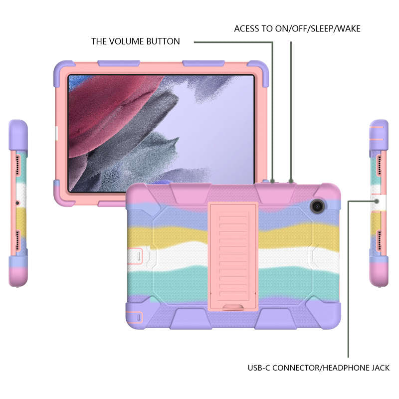 Samsung Tablet Case For Galaxy Tab A8 10.5inch 2021 (SM-X200/SM-X205/SM-X207)-RainbowRoseGold