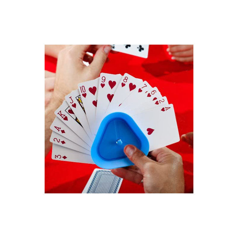 4 Colors Triangle Playing Card Holder for Children or People with Arthritis