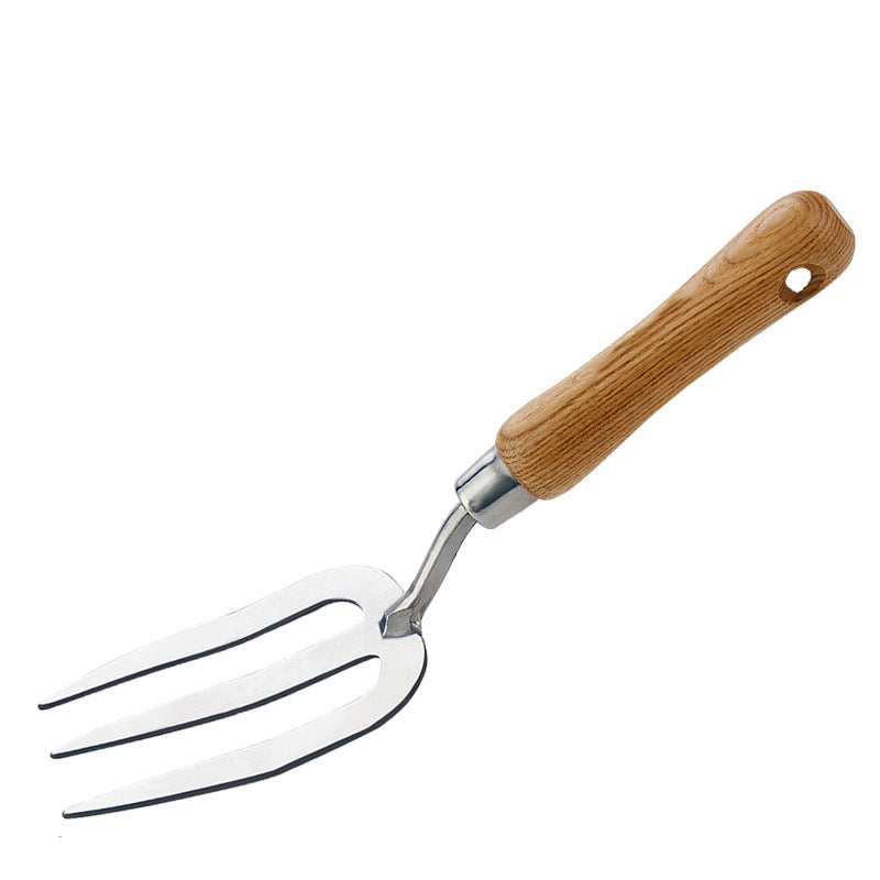 Home & Living33.5cm Garden Hand Fork Household Stainless Steel Shovel for Planting Gardening Tools Thickening Shovel Soil Rake