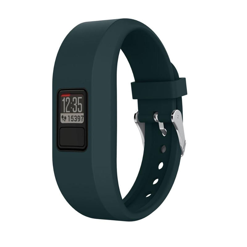 Silicone Replacement Watch Band For Garmin Vivofit 3-Rock Cyan