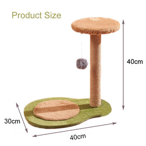 Avovado Shaped Cat Tree for Indoor Cats Tower Sisal Scratching Post