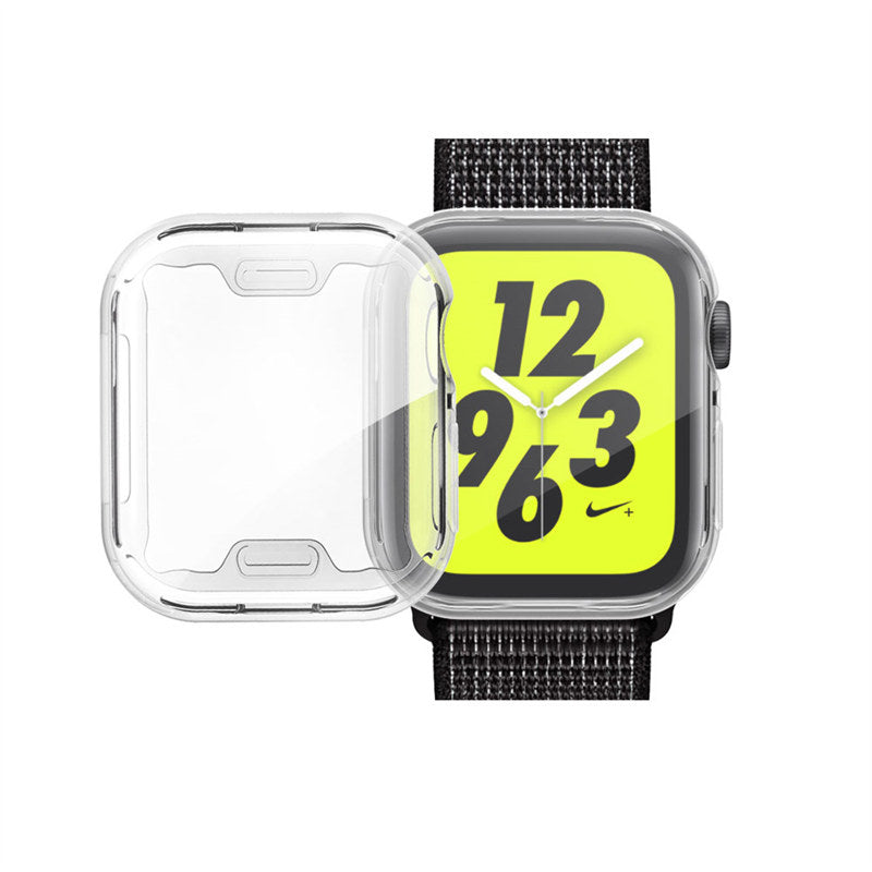 TPU All Around Screen Protective Cover for iWatch SE/6/5/4/3/2/1-Clean