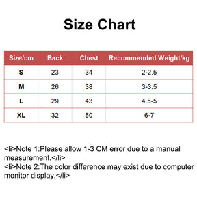 Pet Shirts Funny Monster Printed Breathable Sweatshirts for Dog Cat-White