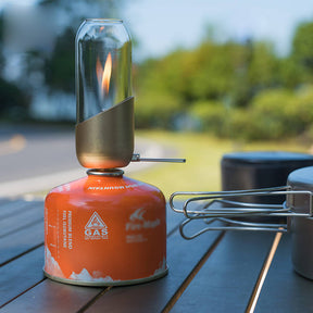 Camping Gas Lamp Portable Outdoor Light-Orange