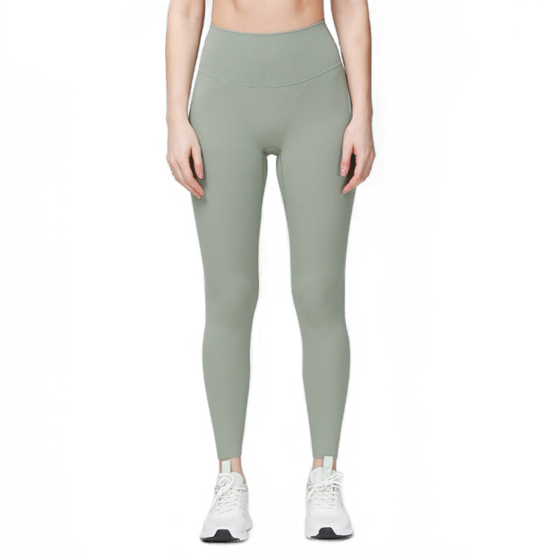 Womens Yoga Pants Breathable Naked Feeling Fitness Leggings-Green