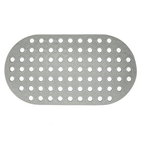 Soft Bathtub and Shower Mat Non Slip with Drain Holes-Grey