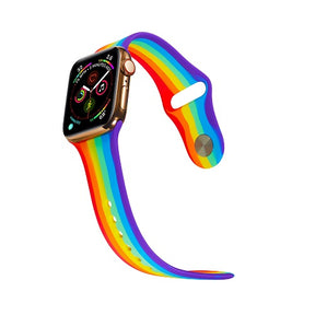 Rainbow Sport Watch Band For Apple iWatch Series