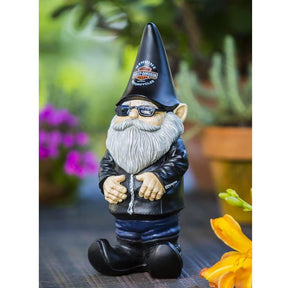 Harley-Davidson Biker Themed Garden Gnome 12cm