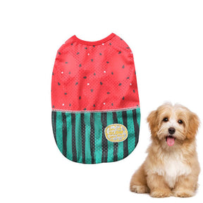 Cute Dog Shirts Summer Quick Dry Breathable Tank Tops for Puppy Cat