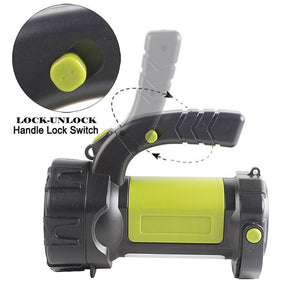 Portable Bright Camping Light for Emergency LED Flashlight Spotlight-Green