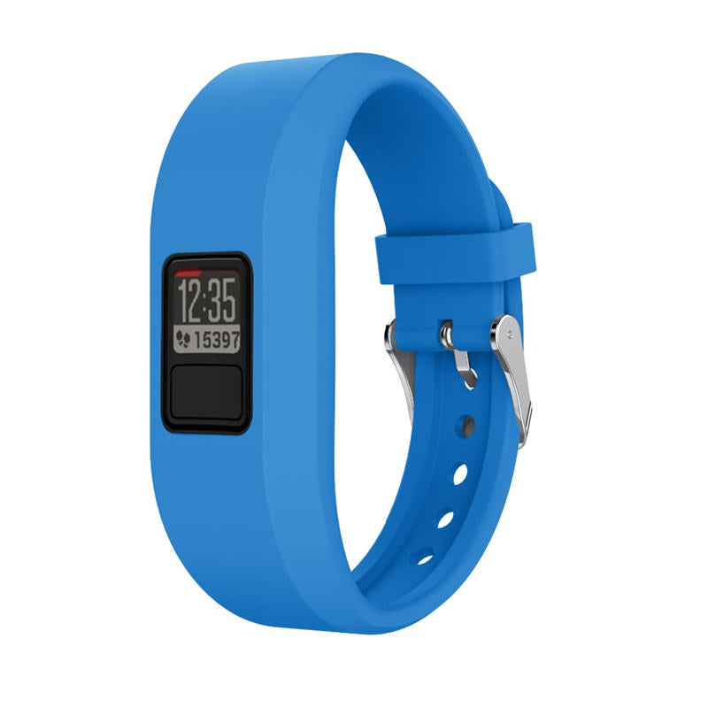 Silicone Replacement Watch Band For Garmin Vivofit 3-Sky Blue