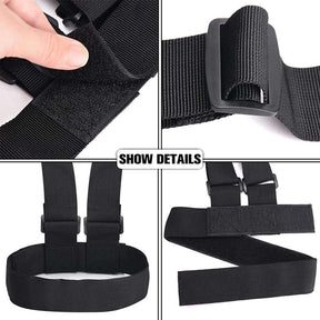 Universal Adjustable Shoulders Carry Strap for Skateboard Longboard-Black