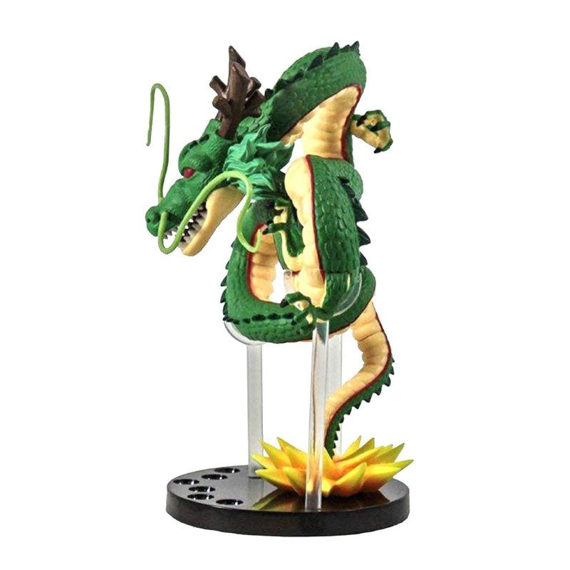 Resin Shenron Statue Set Crystal Balls Shelf Home Decorative Gifts