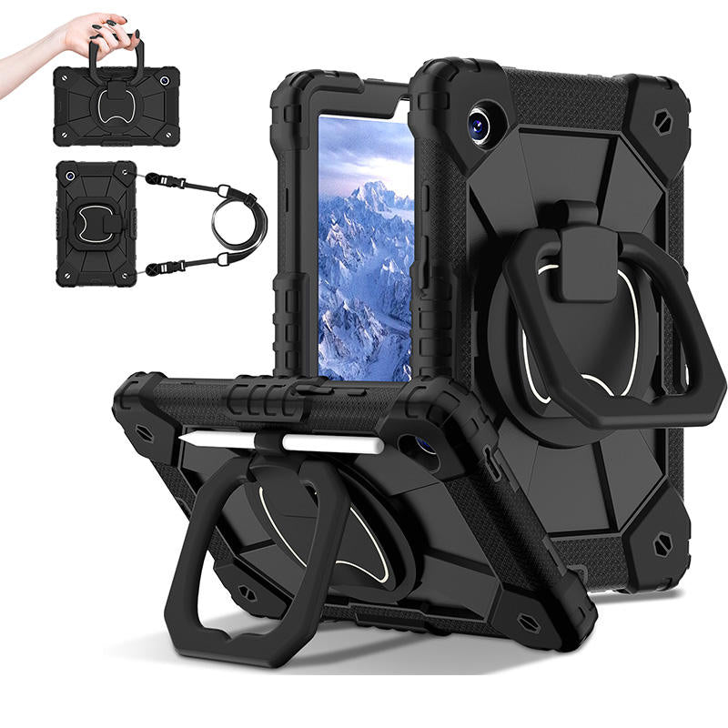 Samsung Galaxy A9 Plus Rugged Tablet Case with Handle Shoulder Strap-J