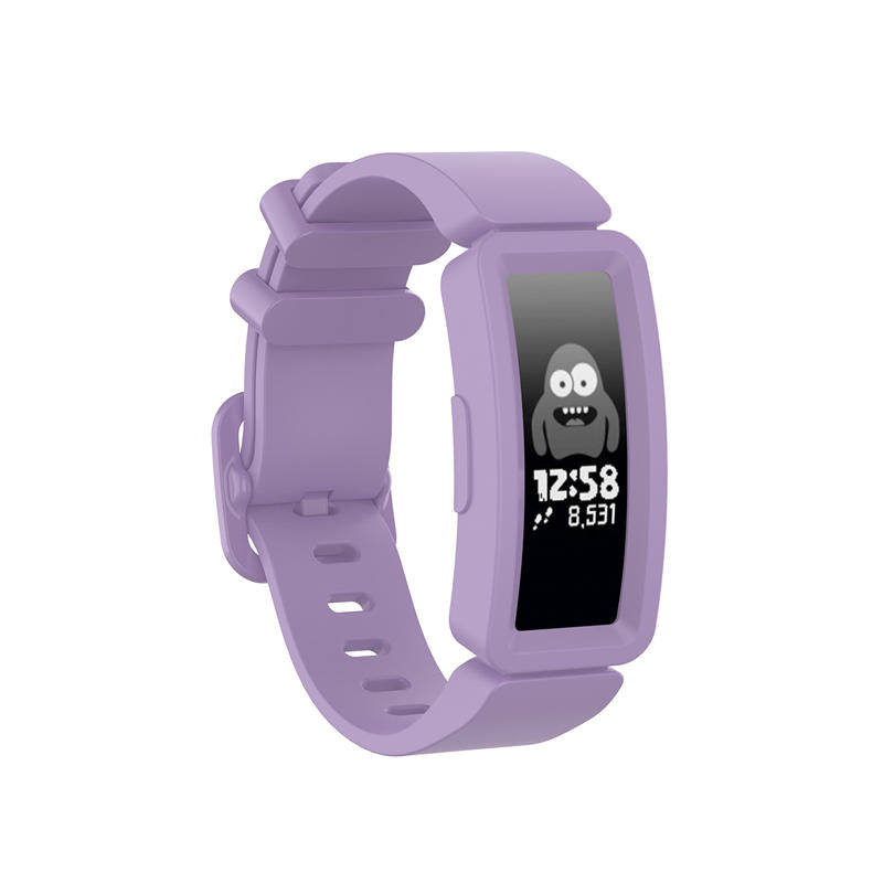 Silicone Watch Band For Fitbit Inspire/Inspire HR/ACE 2-Light Purple