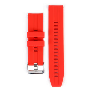 22MM Silicone Watch Bands Quick Release Strap Replacement Wristband For Huawei GT/Huawei GT 2 For Women-Red