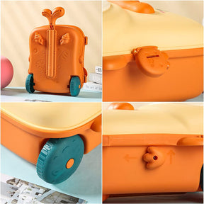 8 Pcs Kids Beach Toy Set Portable Trolley Case for Beach Park-Duck