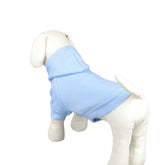 Small Dog Cotton Sweater Autumn and Winter Pet Clothes Dog Clothing-LightBlue