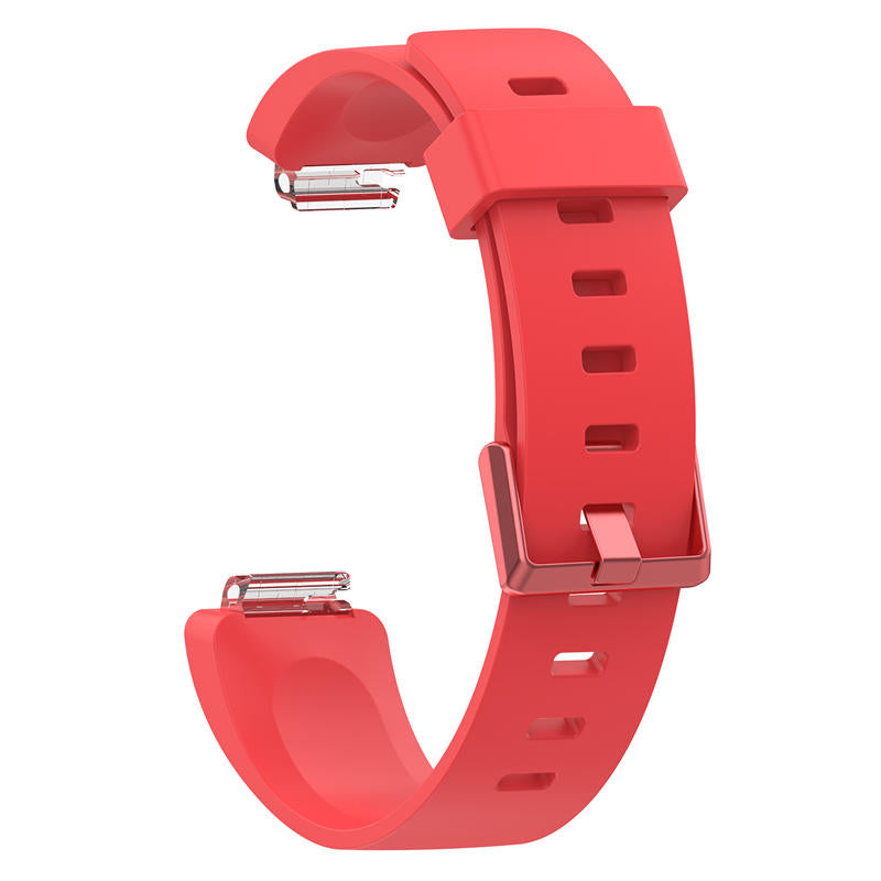 Soft Silicone Wristband Replacement Sports Watch Band For Fitbit Inspire/Inspire HR/ACE 2 -Watermelon Red