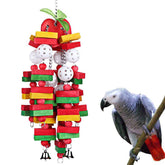 Big Bird Parrot Toy for African Grey Macaw Parrot-Apple