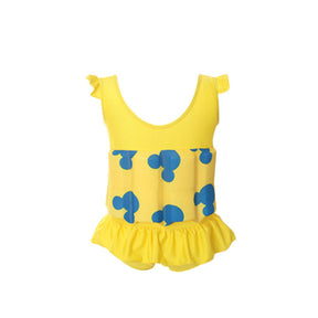 Kids Removable Floatation Swimsuit Baby Float Suit Swim Vest One Piece Swimwear-Mickey