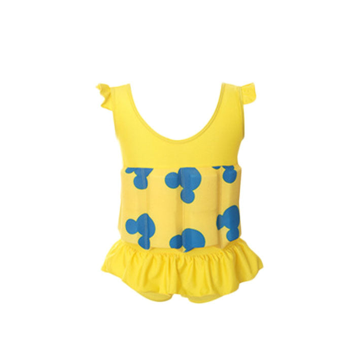 Kids Removable Floatation Swimsuit Baby Float Suit Swim Vest One Piece Swimwear-Mickey