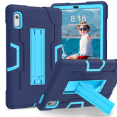 RobotB Rugged Case Shockproof With Holder for Lenovo M9 TB-310FU 2023-Navy Blue+Blue