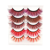 3D False Eyelashes Colored Thick Lashes for Performance Halloween-8