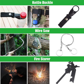 13 in 1 Survival Kit Gear And Equipment-CY56