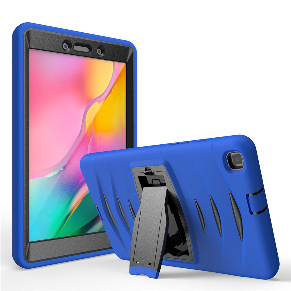 Shock Wave Kickstand Case Anti-Fall Protection For Samsung Tab A 8inch T290/T295(2019)-Blue