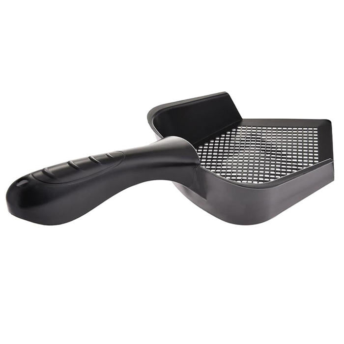 Litter Cleaner Corner Scoop-Black