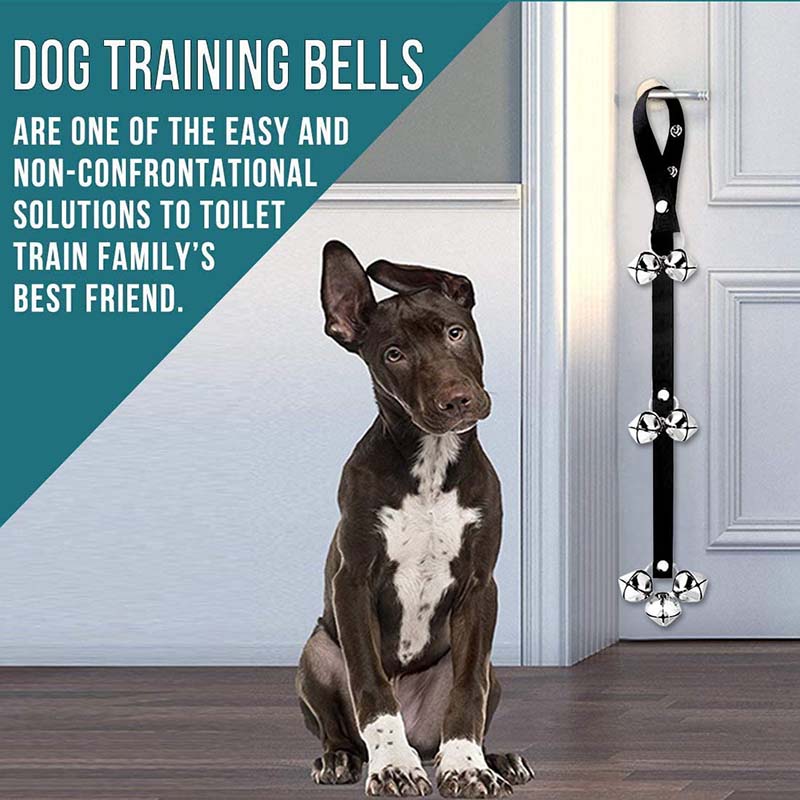 2Packs Dog Doorbells Pets Outgoing Alarm Bell Adjustable Training Duide Dog Bell