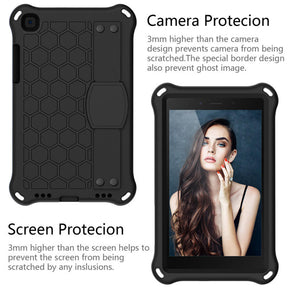 Hive SamSung Tab A 8.0 T290/T295 (2019) Tablet Case Durable Stand Cover With Shoulder Strap-Black