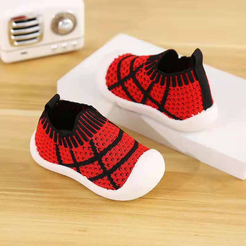 Toddler Shoes Baby First-Walking Trainers Toddler Infant Boys Girls-C004Red