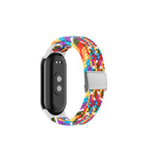 Nylon Braided Strap Adjustable Stainless Steel Buckle for Mi 8-12