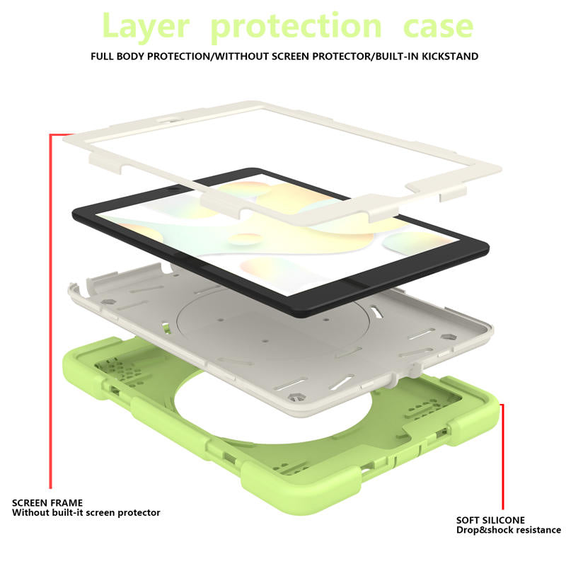 iPad Case For iPad 9.7/Air 2 with 360¡ãSwivel Stand-Matcha Green