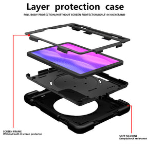 iPad Case For iPad Mini 6 with 360¡ãSwivel Stand-Black