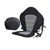 Kayak Cushion with High Backrest Storage Pocket Detachable Paddle-Board Seat for Rowboats