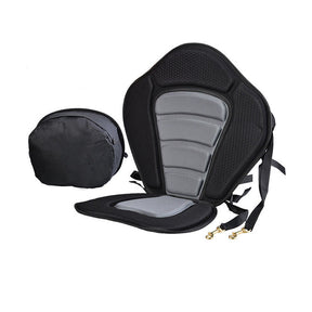 Kayak Cushion with High Backrest Storage Pocket Detachable Paddle-Board Seat for Rowboats